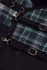 Derka padokowa z podszyciem 1200D NEVADA - Horze - dark navy/stormy green
